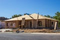 New Construction Of Single Family House Royalty Free Stock Photo