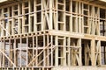 New Construction Wood Home Royalty Free Stock Photo