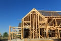 New Construction Wood House Framing, Texas