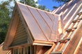 New copper roof