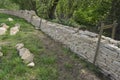 New Cotswold Stone Wall Royalty Free Stock Photo