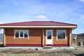 New country house, bathhouse. Completion of construction. Country wooden house