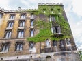 New court building, the river side facade which is linked with Bridge of Sighs, Cambridge, England Royalty Free Stock Photo