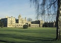 The New Court of St. John`s College in Cambridge, Great Britain,