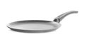 New crepe frying pan isolated. Cooking utensil