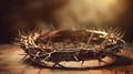 The new crown of Jesus. Resurrection. Easter. Holy holiday. Religious symbol