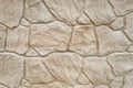 New decorative plaster imitating a stone wall Royalty Free Stock Photo