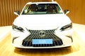 New Delhi - February 1, 2024: Lexus ES 300h car is on display at Bharat Mobility Global Expo 2024 at New Delhi in India