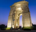 New Delhi Gateway of India at Blue Hour Royalty Free Stock Photo