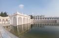 NEW DELHI, INDIA - April 25, 2019, Nanak Piao Sahib, Gurudwara, sarovar, water pond Royalty Free Stock Photo