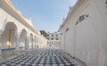 NEW DELHI, INDIA - April 25, 2019, Nanak Piao Sahib, Gurudwara, sarovar, water pond Royalty Free Stock Photo