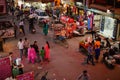 New Delhi, India - April 10, 2016 : Unidentified people visit Paharganj Main Bazaar market