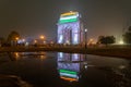 India Gate in Delhi at Night