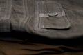 New denim jeans pants close up macro shot Royalty Free Stock Photo