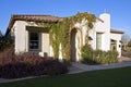 New desert golf course home front entrance Royalty Free Stock Photo