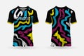 New design of Tshirt sports abstract jersey suitable for racing, soccer, gaming, motocross, gaming, cycling