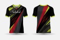 New design of Tshirt sports abstract jersey suitable for racing, soccer, gaming