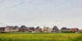 Dutch family houses on a vinex location in Almere Oosterwold, The Netherlands