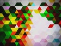 A new deviant colorful geometric pattern of designing shapes of rectangles