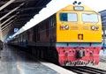 New diesel electeic locomotive Royalty Free Stock Photo