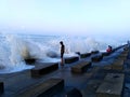 New Digha Sea Beach West Bengal in India.