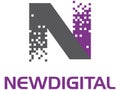 New Digital logo Royalty Free Stock Photo