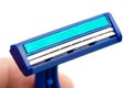 New disposable razor blade Royalty Free Stock Photo