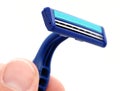 New disposable razor blade Royalty Free Stock Photo