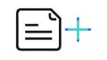 New Document Icon - Create & Add File, vector design Generative AI Royalty Free Stock Photo