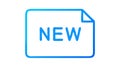 New Document Icon, Creating Fresh Content and Information, vector design Generative AI Royalty Free Stock Photo