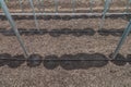 New drip irrigation system in greenhouse Royalty Free Stock Photo