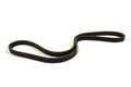 New drive belt on white background, Isolated, V-shaped belt Royalty Free Stock Photo