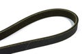 New drive belt on white background, Isolated, V-shaped belt Royalty Free Stock Photo