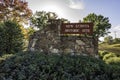 New Echota entrance sign in Calhoun