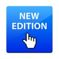 New edition button Royalty Free Stock Photo