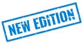 New edition ink stamp Royalty Free Stock Photo