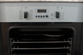 Electric oven closeup. Control Panel Royalty Free Stock Photo