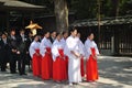 New employee orientation at Meiji Jingu Shrine