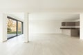 New empty apartment, wide room Royalty Free Stock Photo