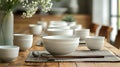 new empty asian tableware Royalty Free Stock Photo