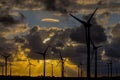 New energy wind turbines Royalty Free Stock Photo
