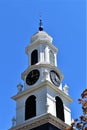 Old church steeple, located in Town of Peterborough, Hillsborough County, New Hampshire, United States Royalty Free Stock Photo