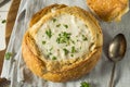 New England Chowder in a Bread Bowl