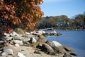 New England coastline Royalty Free Stock Photo