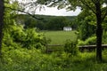 New england farm landscape