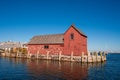 New England Fishing Shack Royalty Free Stock Photo