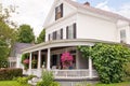 New England house porch Royalty Free Stock Photo