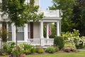 New England house porch Royalty Free Stock Photo