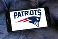 New England Patriots american football team logo Royalty Free Stock Photo