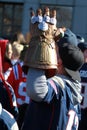 New England Patriots 53th Super Bowl Championship Parade in Boston on Feb. 5, 2019 Royalty Free Stock Photo